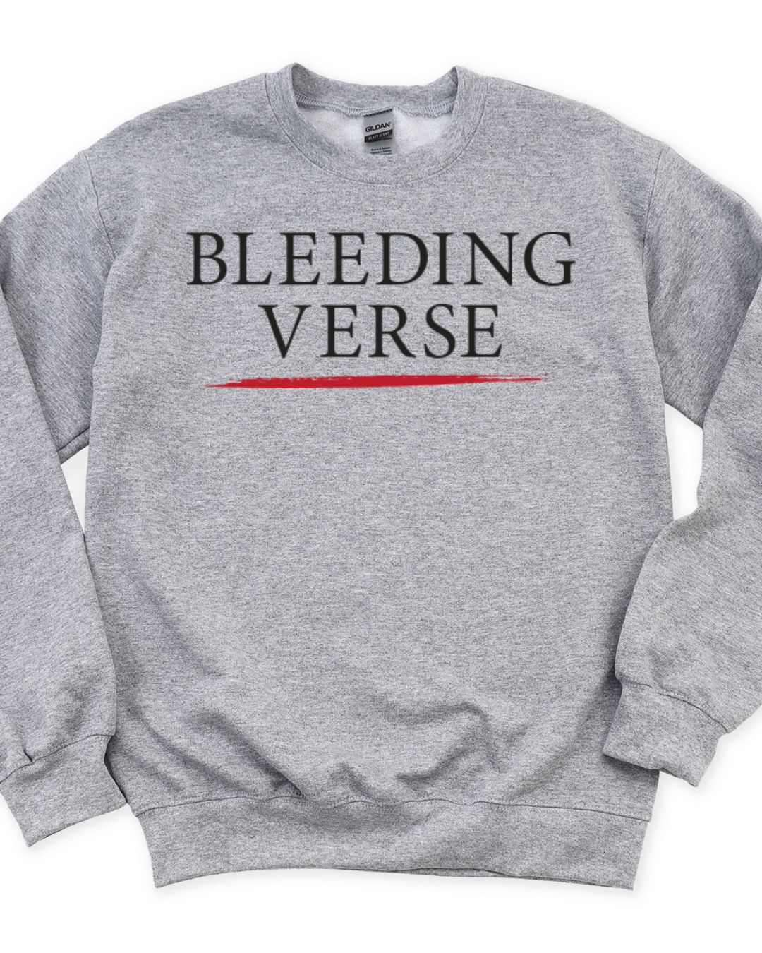 Bleeding Verse [White Lettering] Crewneck